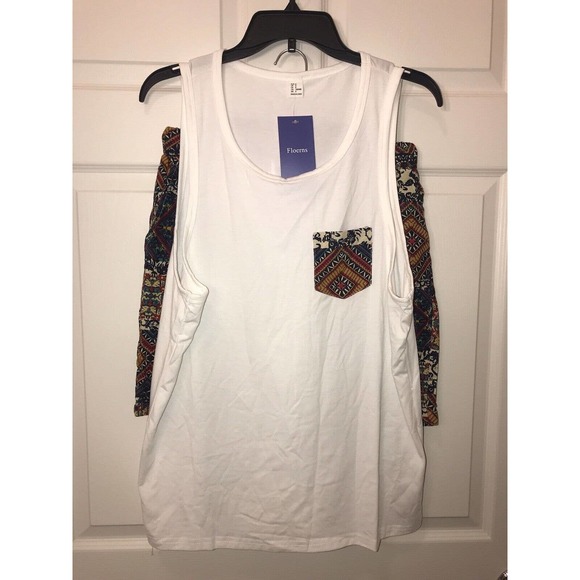 Women’s Tank and Short Set, Size Small, Colorful Tribal Print - Picture 3 of 16